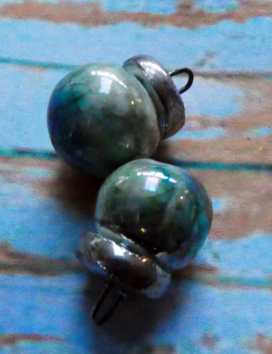 Ceramic Bauble Charms - Neptune