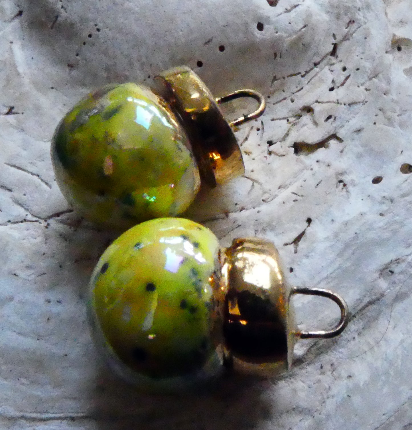 Ceramic Bauble Charms - Mardi Gras