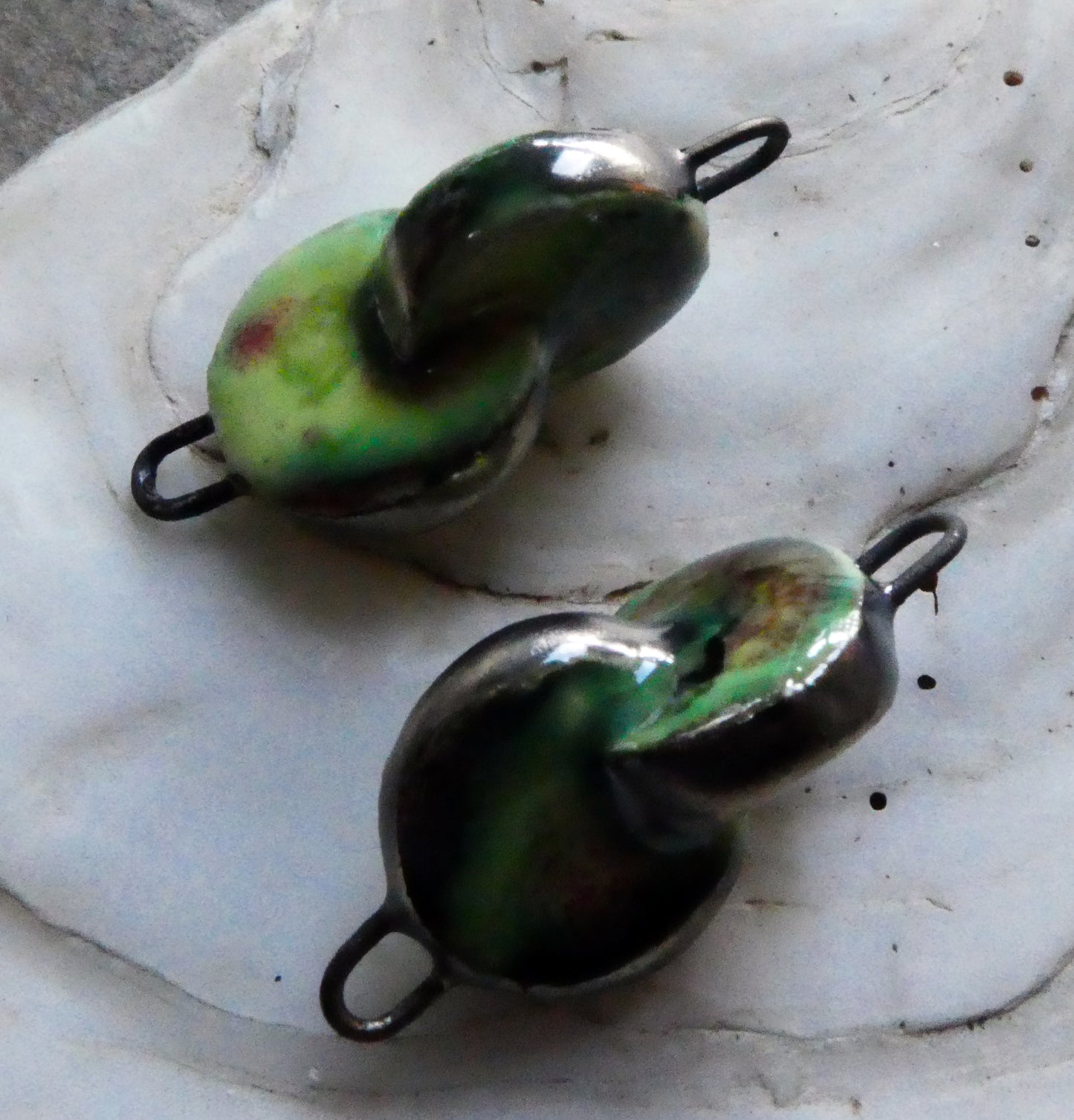 Ceramic Interconnected Disc Connectors- Mixed Melon