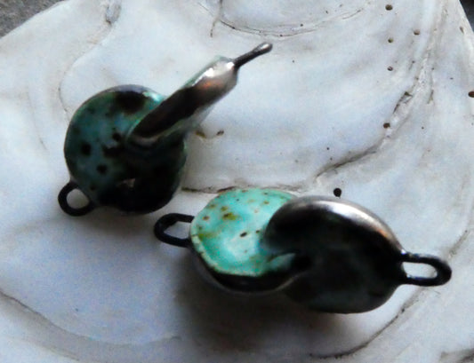 Ceramic Interconnected Discs Connectors-Blue Guppy