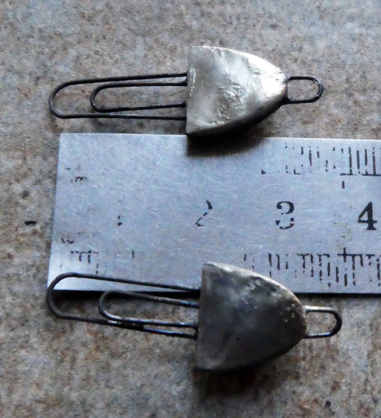 Ceramic Moulded Half Oval Double Hoop Connectors-Jurassic