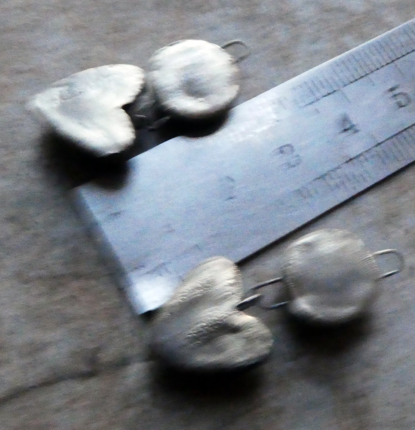 Ceramic Moulded Disc and Heart Dangles - Sailors Delight