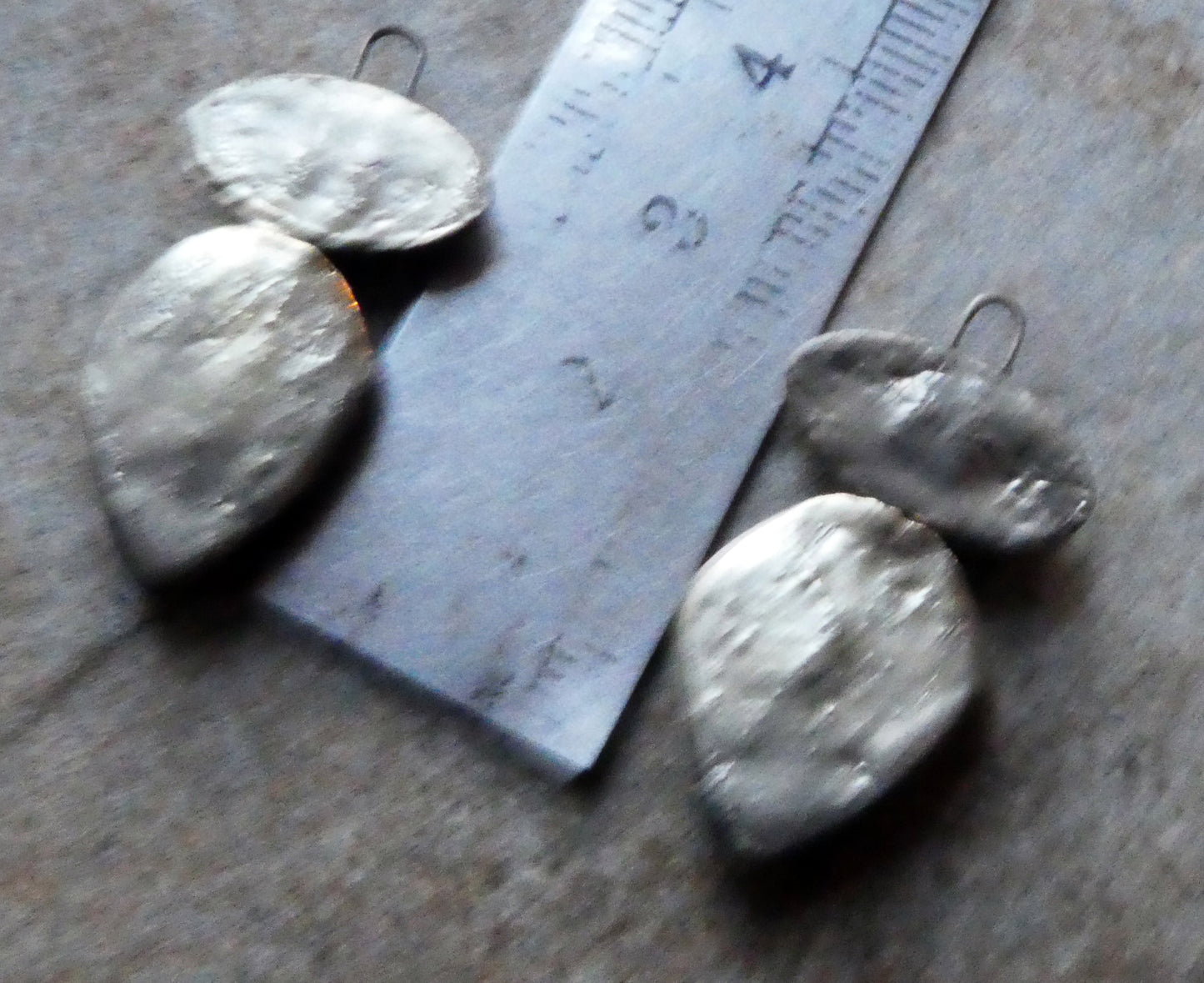 Ceramic Moulded Mixed Shape Charms - Amber Ash