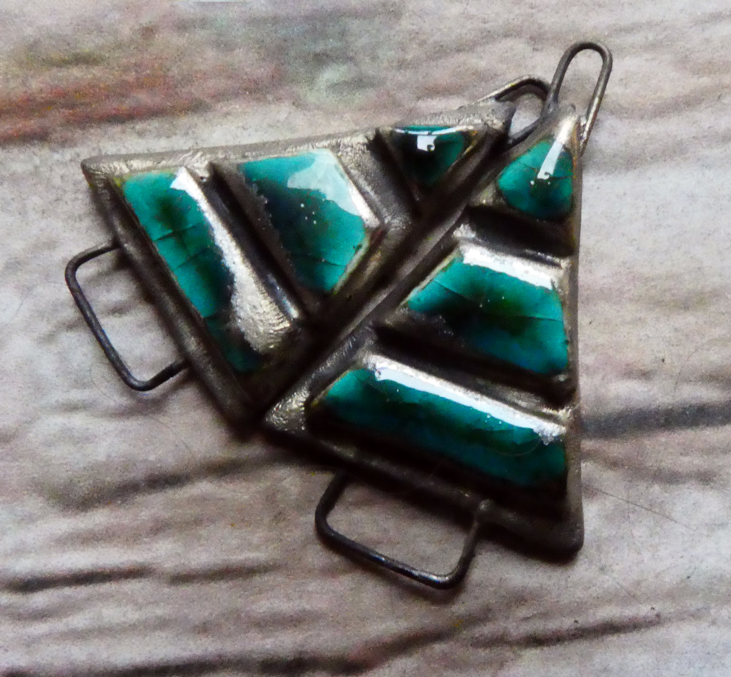 Ceramic Moulded Tree Connectors -Ocean Mist