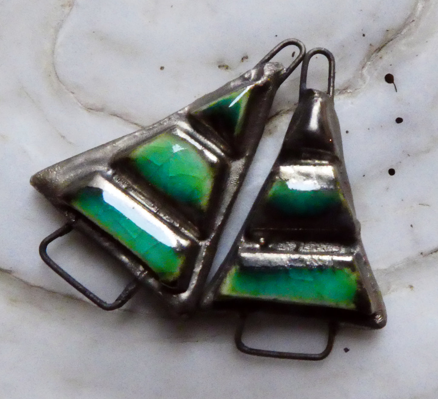 Ceramic Moulded Tree Connectors -Lime