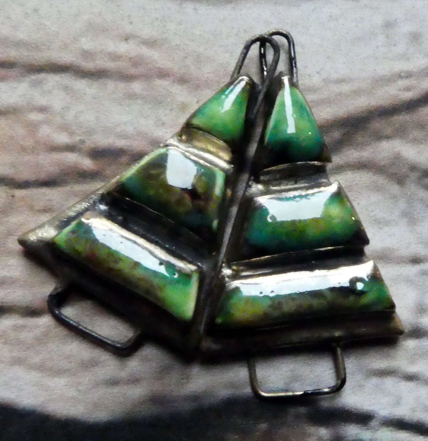 Ceramic Moulded Tree Connectors -Mixed Melon