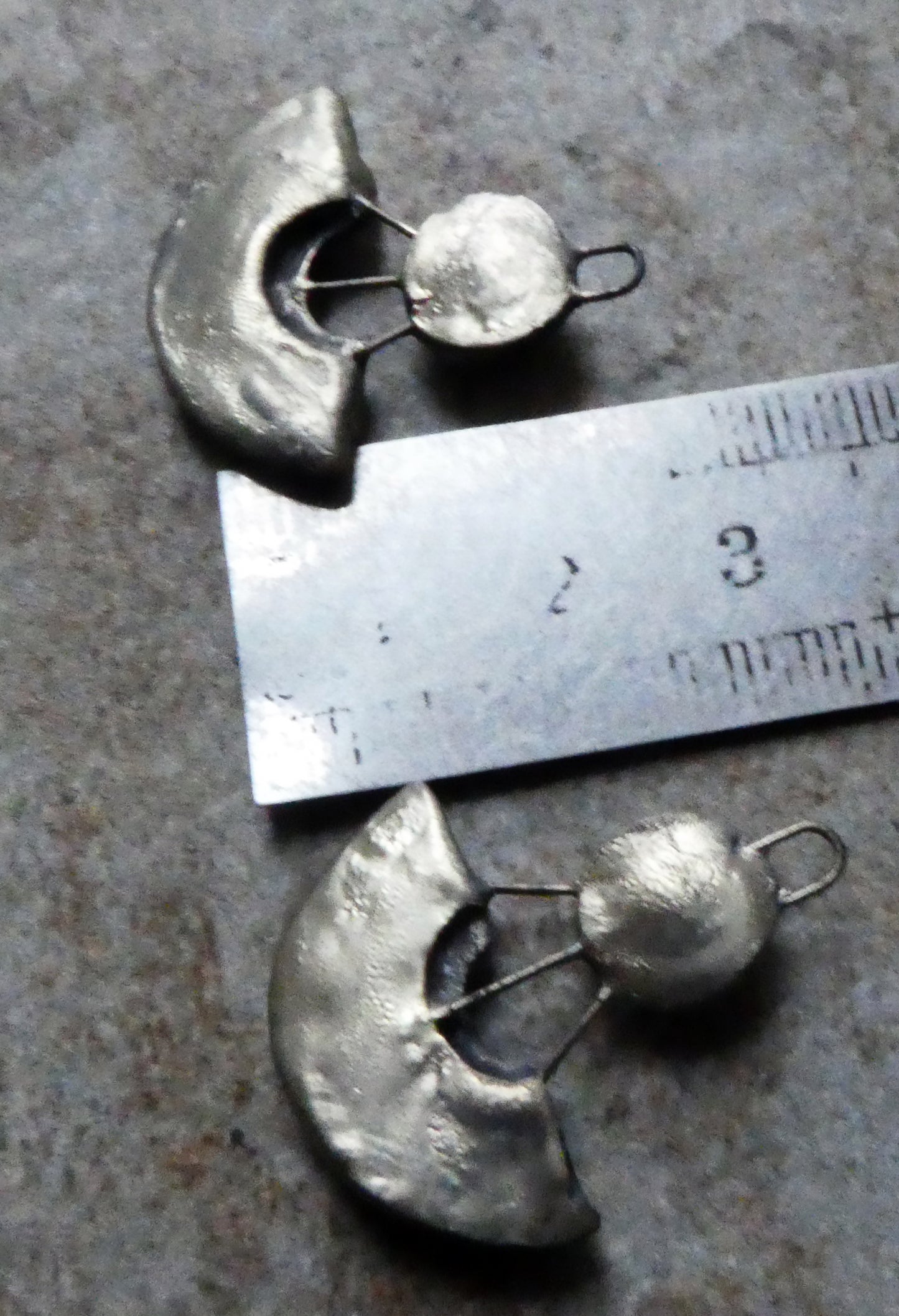 Ceramic Moulded Disc and Scoop Charms - Berry Tart