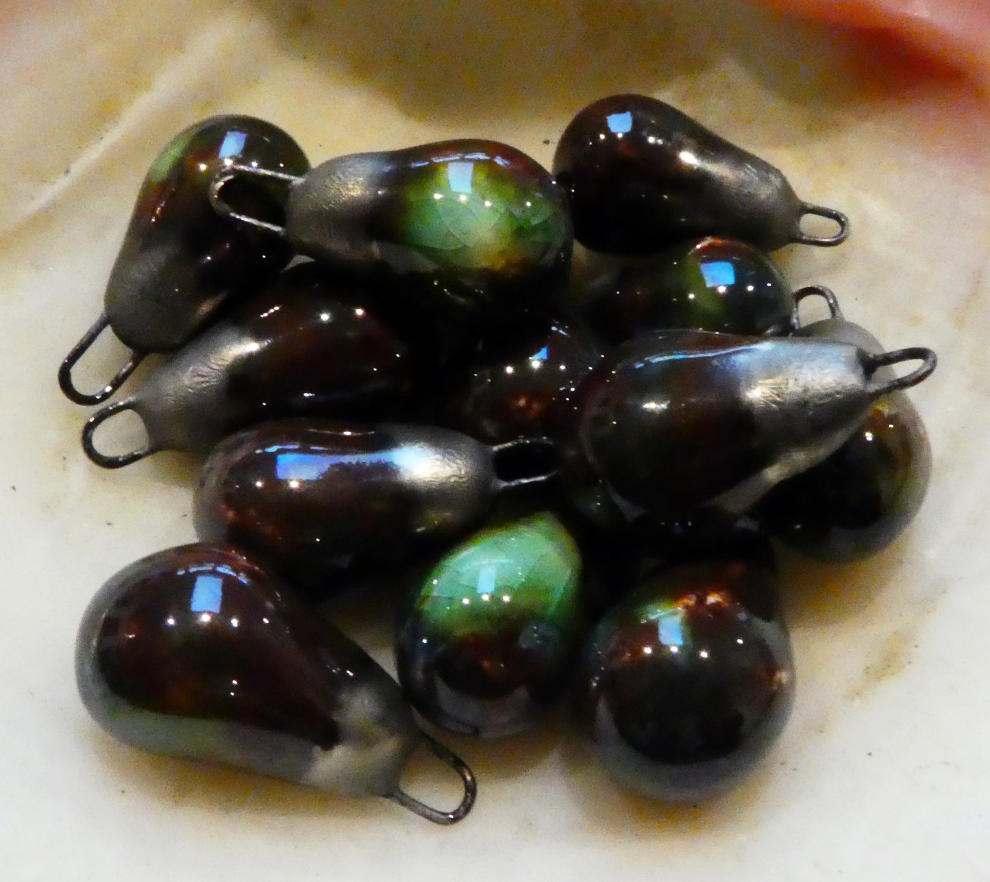 Ceramic Drops Earring Charms -  Woodland Fantasy