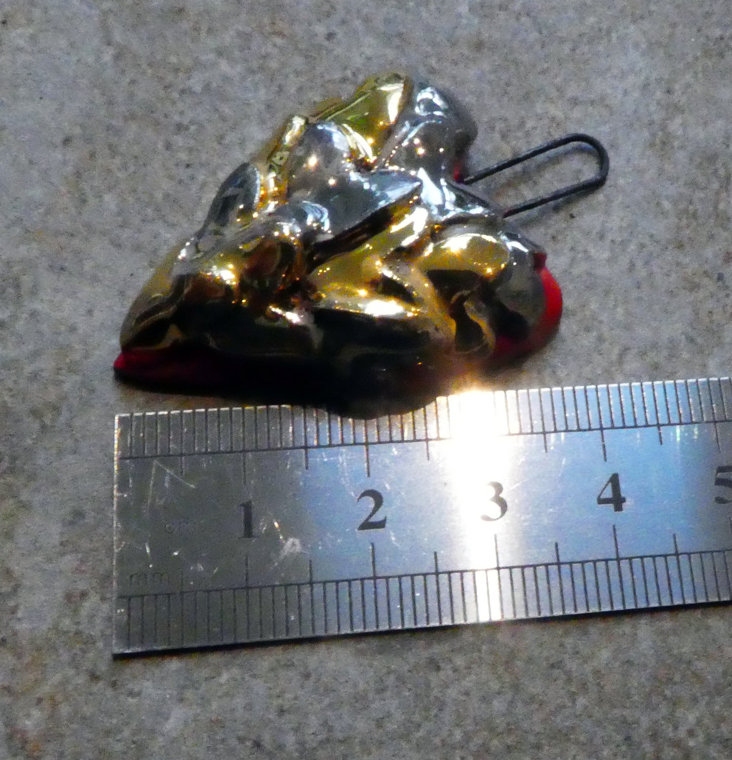 Ceramic Layered Heart Pendant