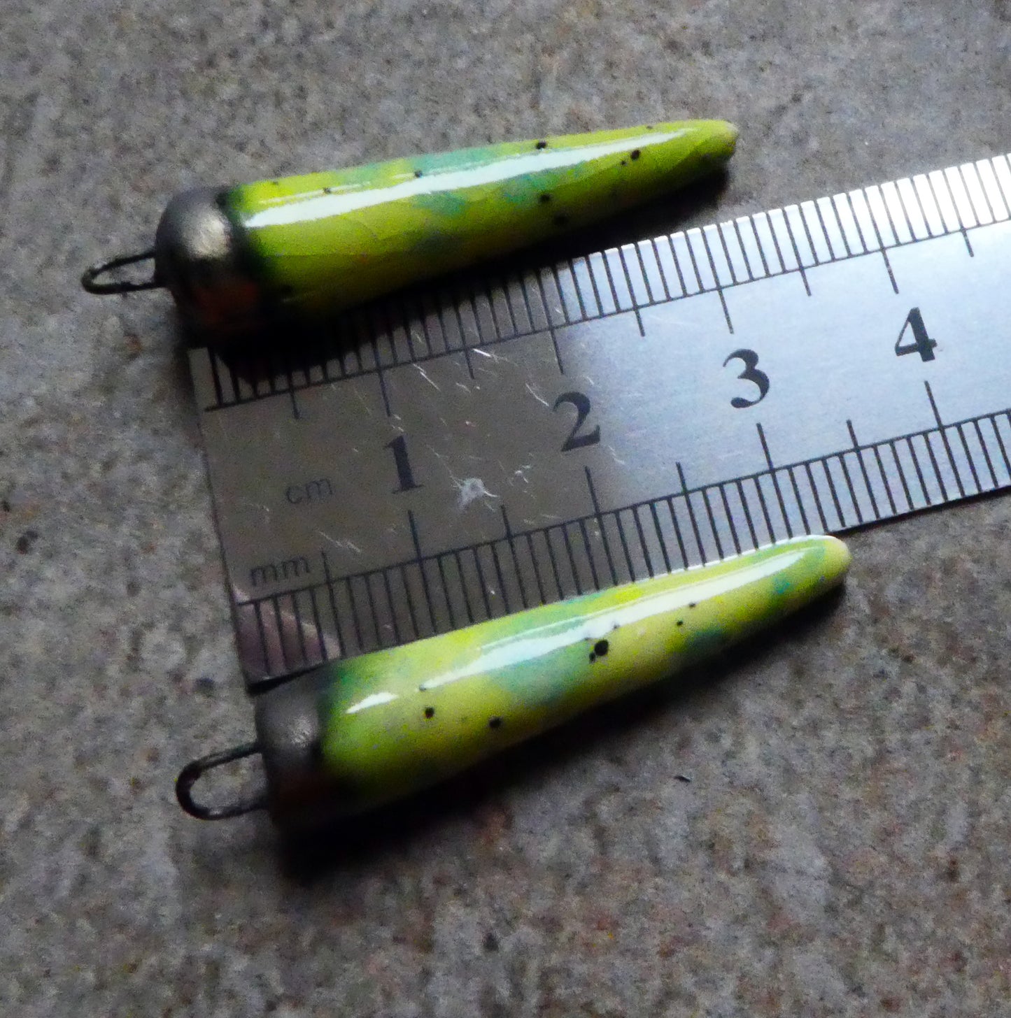 Ceramic Spikes Earring Charms - Meadow