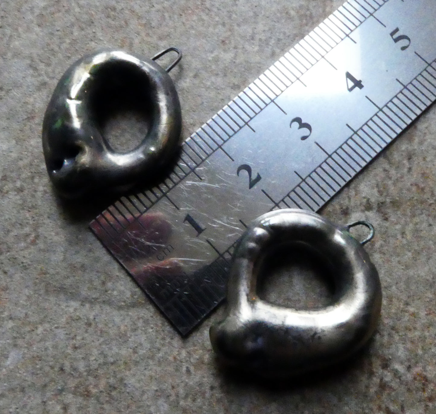Ceramic Tail-Eating Snake Charms - Reptile