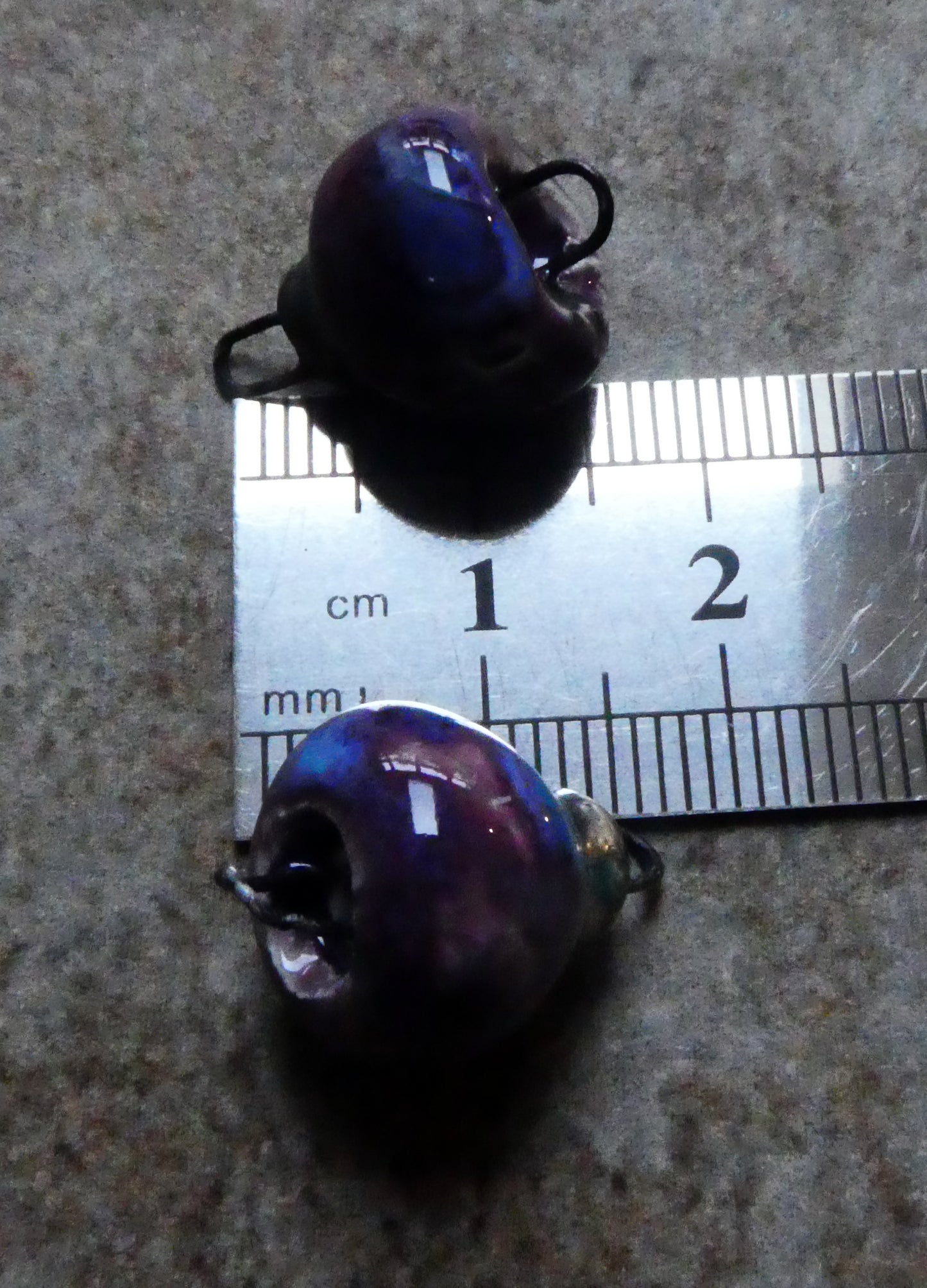 Ceramic Bead Cap Connectors -Royal Fantasy