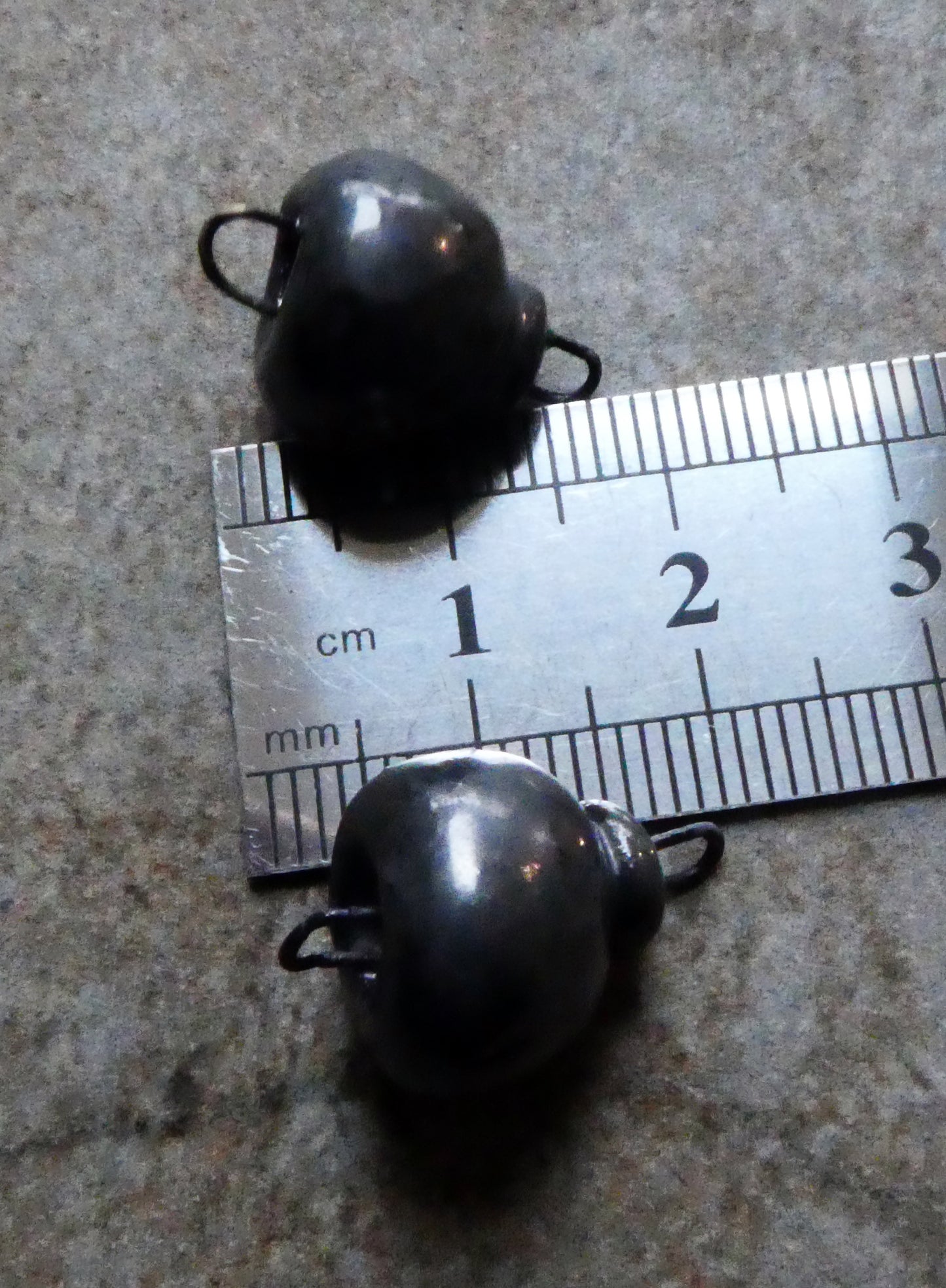 Ceramic Bead Cap Connectors -Pewter