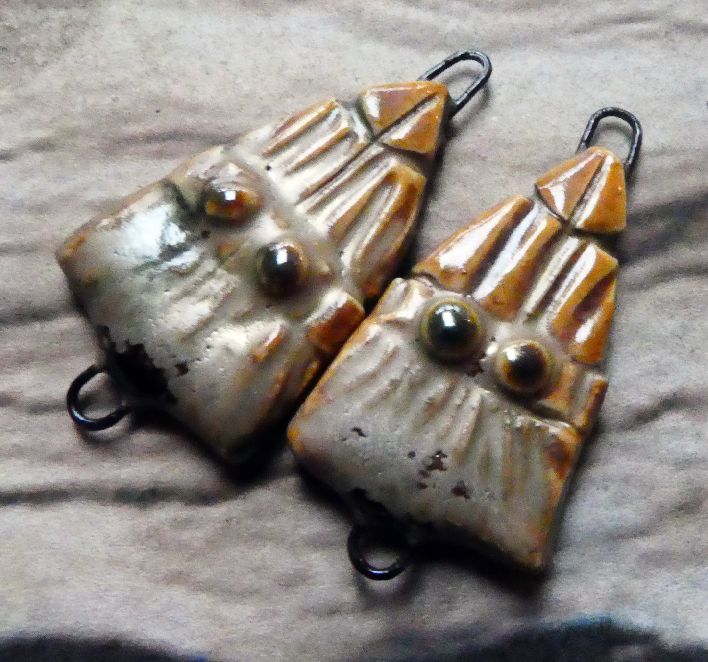 Ceramic Wooden Door Connectors -Antique Brown