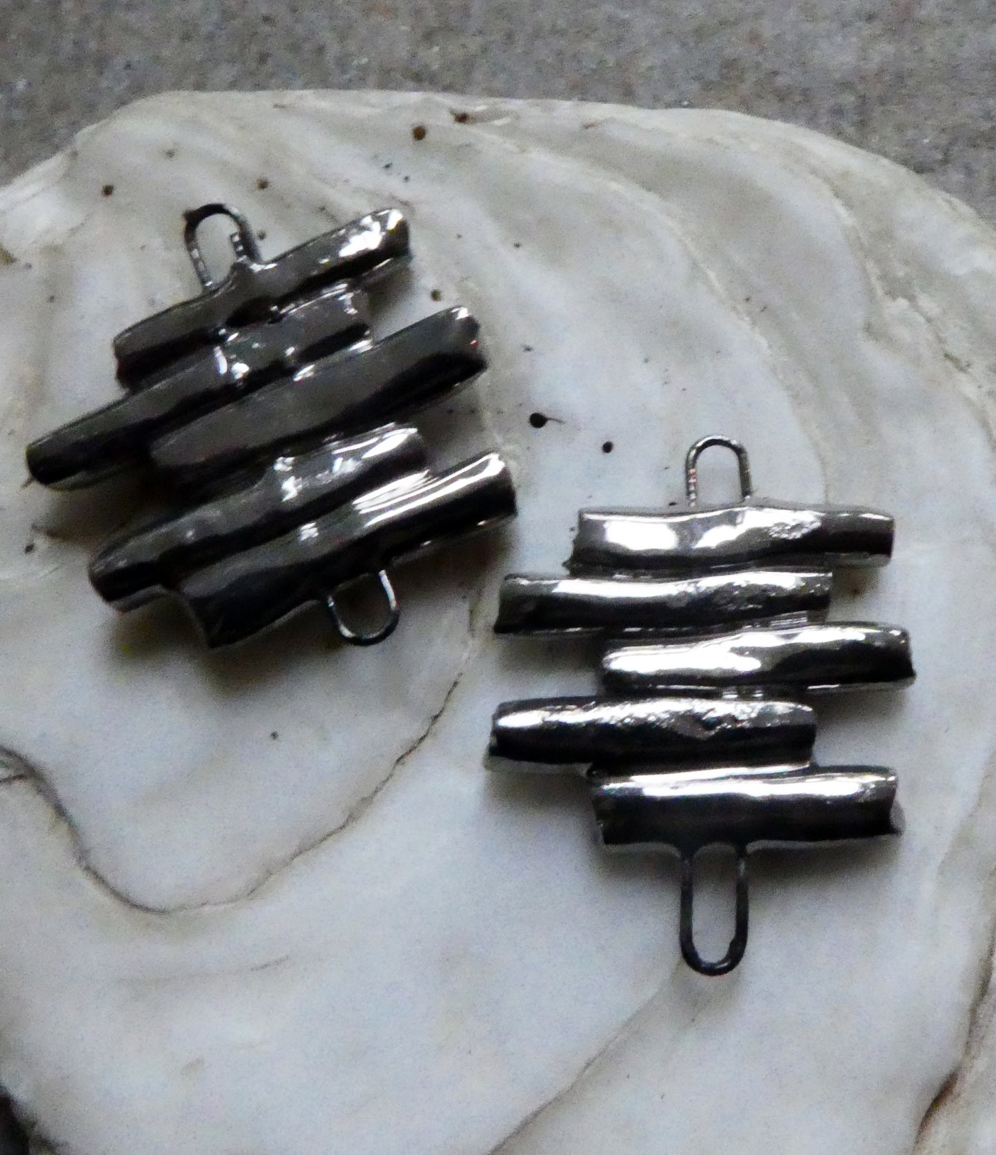 Ceramic Stick Stack Connectors -Platinum