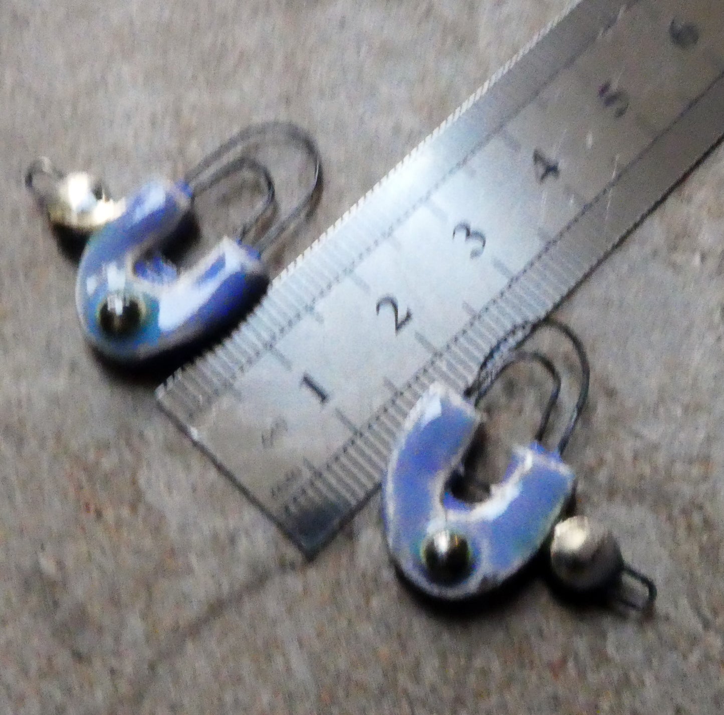 Ceramic Two Hoop Curved Connectors -Ohio