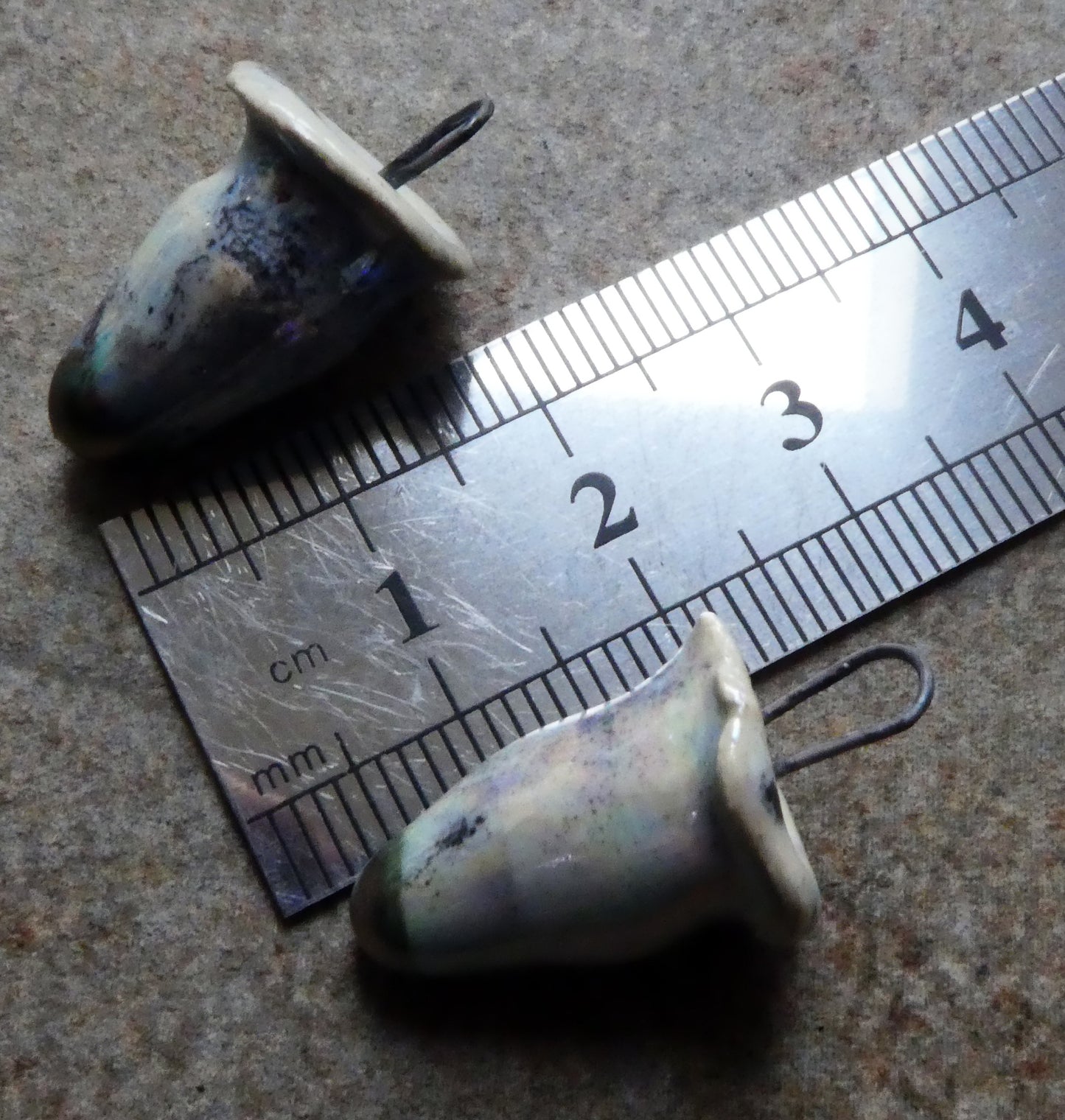 Ceramic Lustrous Deep Sea Creatures Charms -Mistral