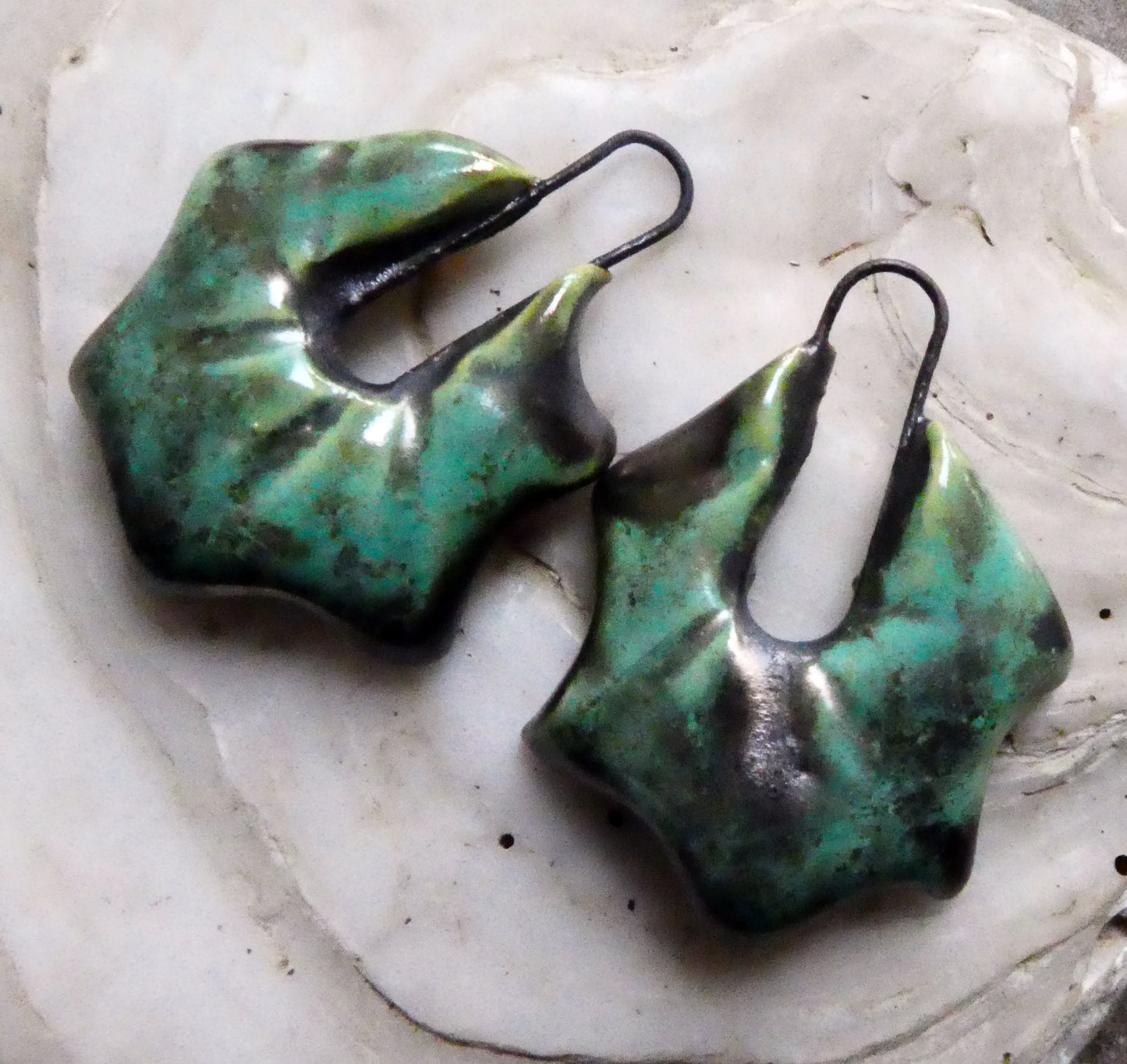 Ceramic Star Shell Earring Charms - Supernova