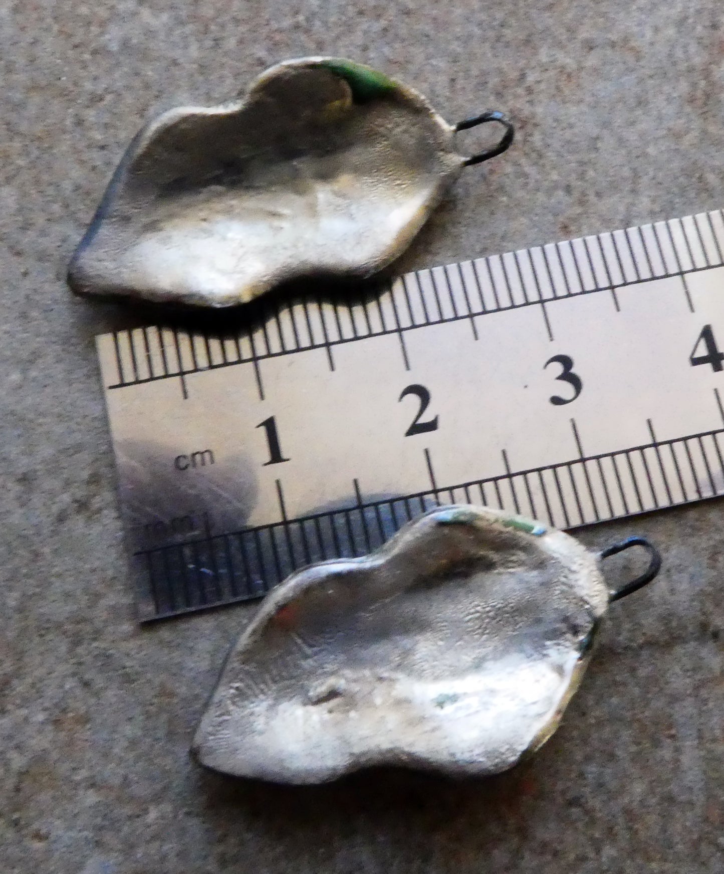 Ceramic Super Slim Spring Leaf Earring Charms #13