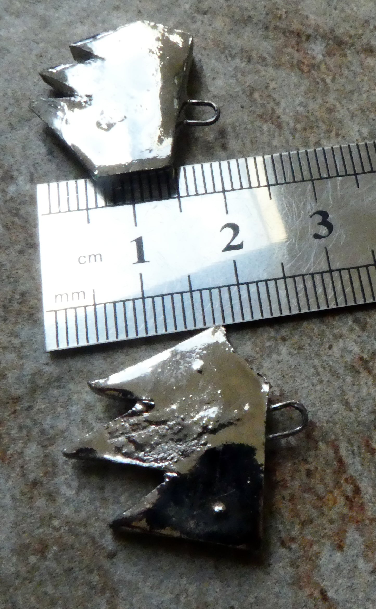 Ceramic Screamer Decal Earring Charms#1