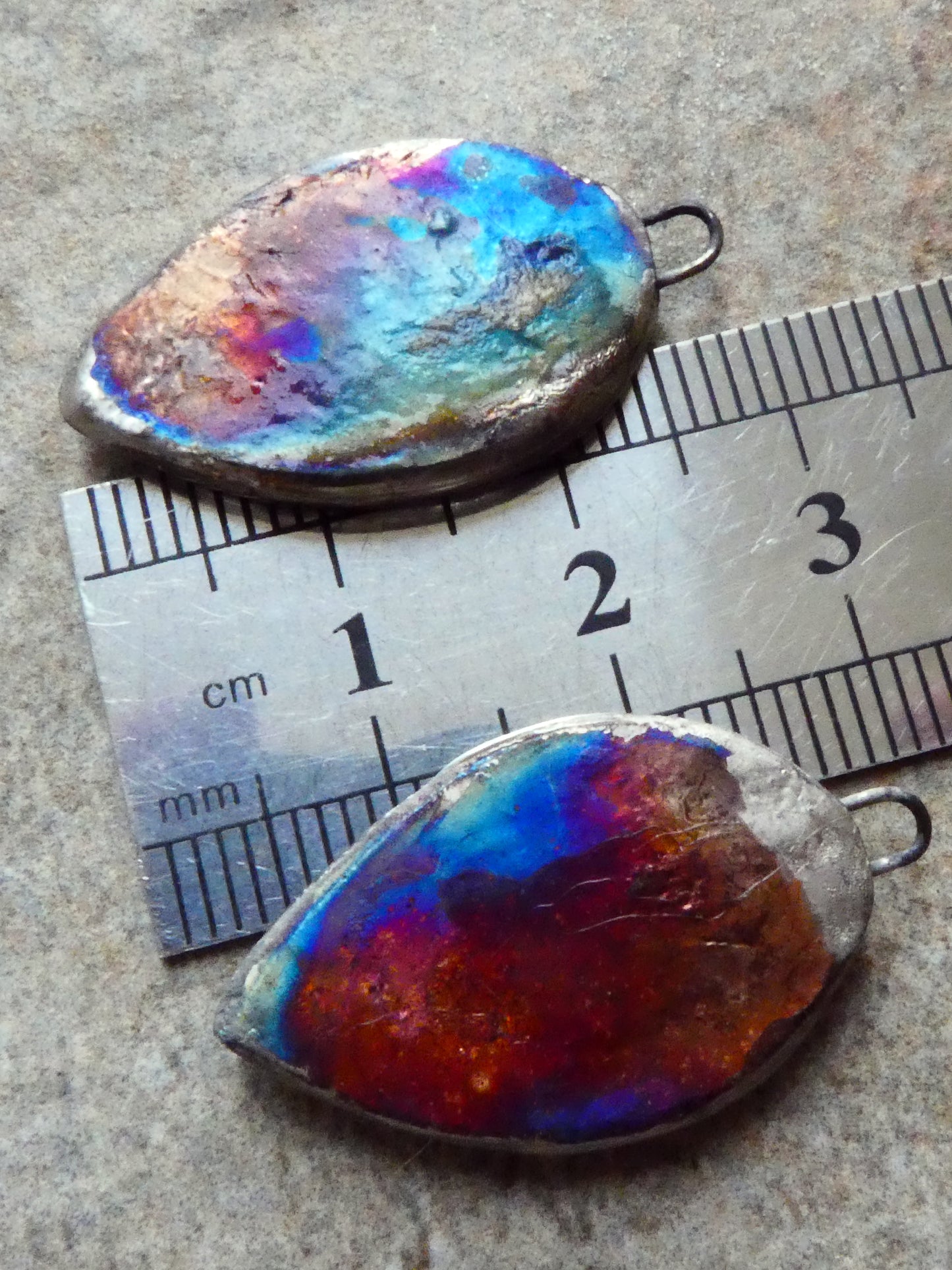Ceramic Decal Face Charms -#2