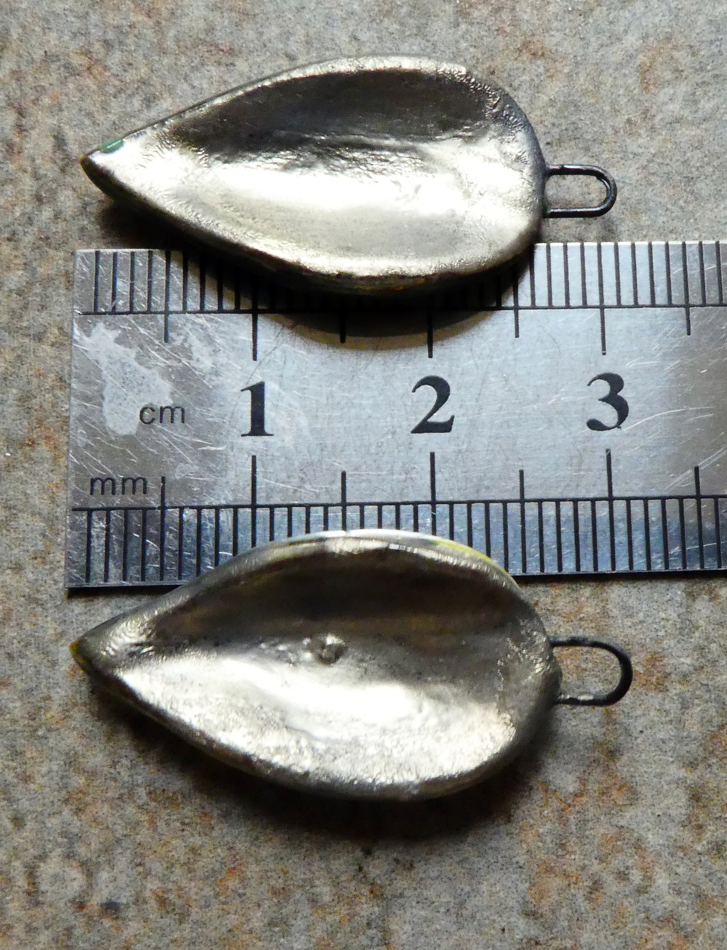 Ceramic Super Slim Spring Leaf Earring Charms #14