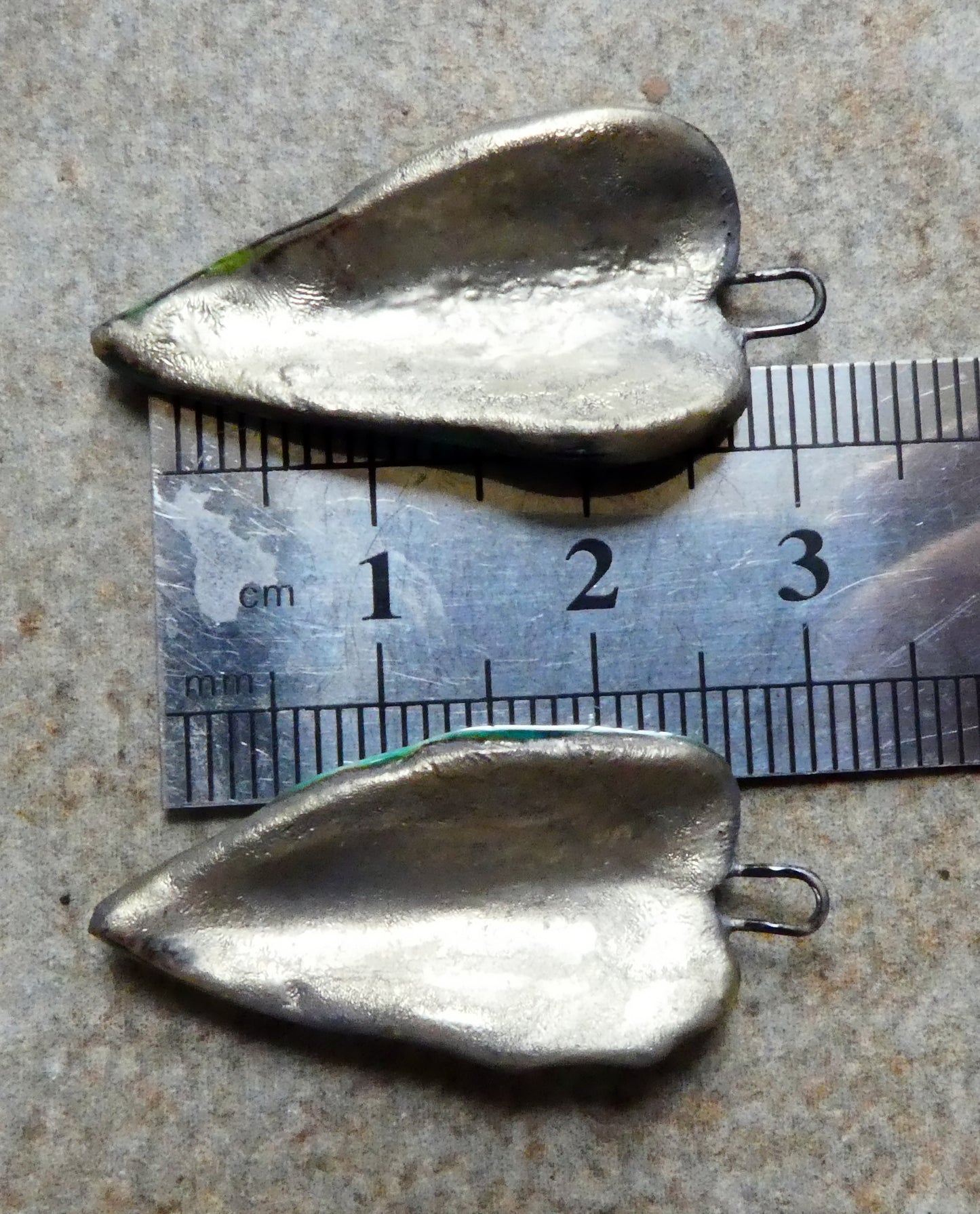 Ceramic Super Slim Spring Leaf Earring Charms #24