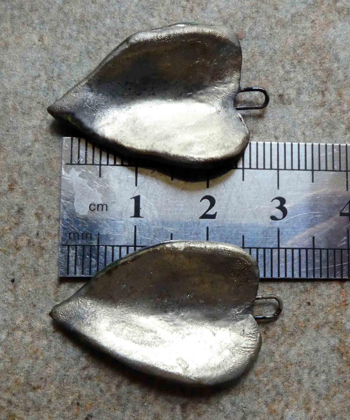 Ceramic Super Slim Spring Leaf Earring Charms #26