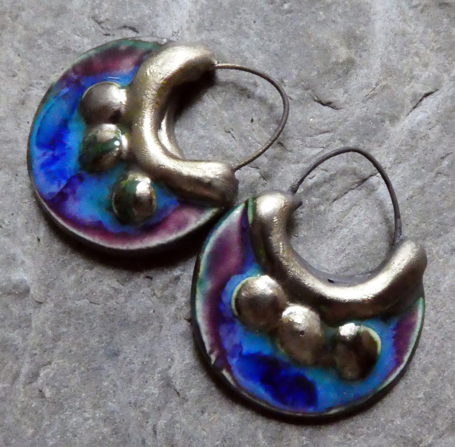 Ceramic Circular Granule Charms - Royal Fantasy