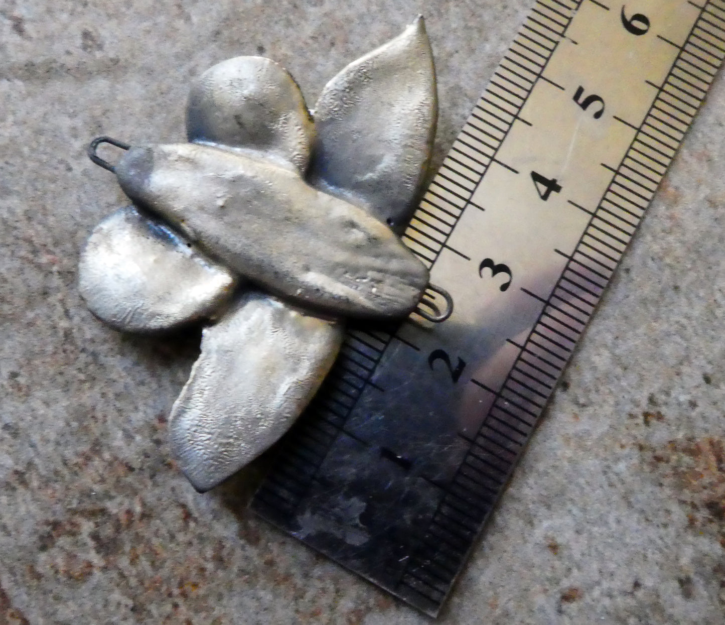 Ceramic Moth Necklace Connector #1