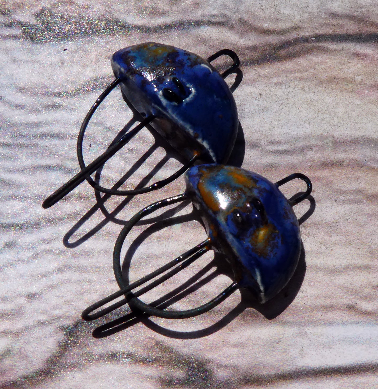 Ceramic Semi Circle Connectors -Outer Galaxy