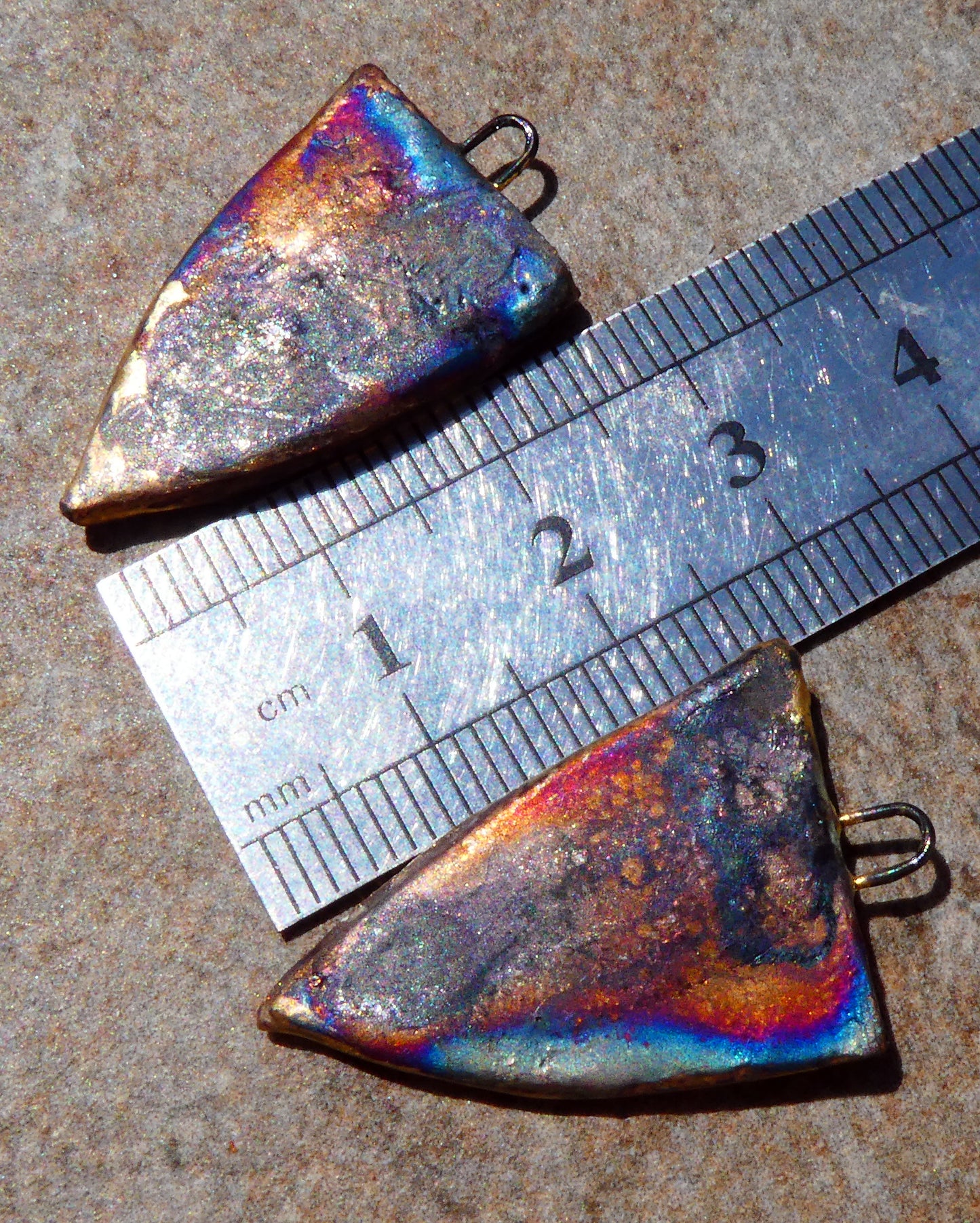 Ceramic Dali Spear Earring Charms #2