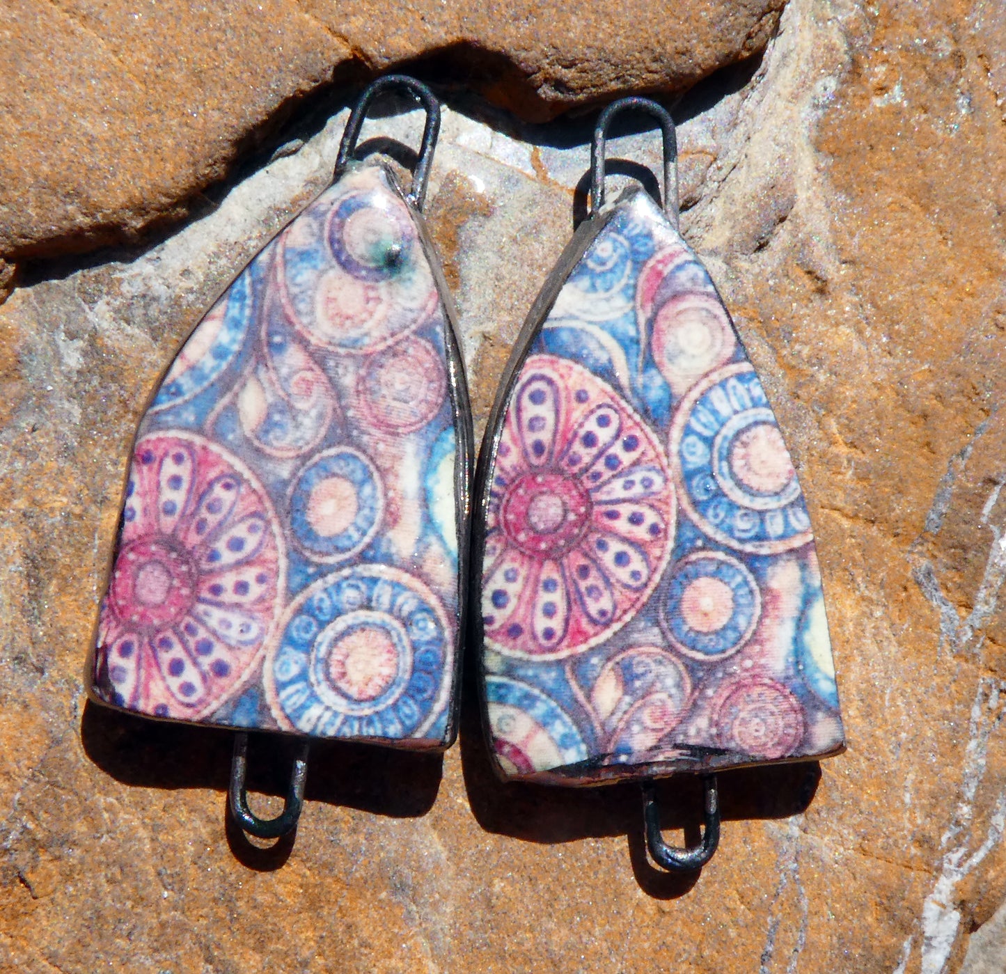 Ceramic Fabulous Fabrics Decal Arch Connectors - #1