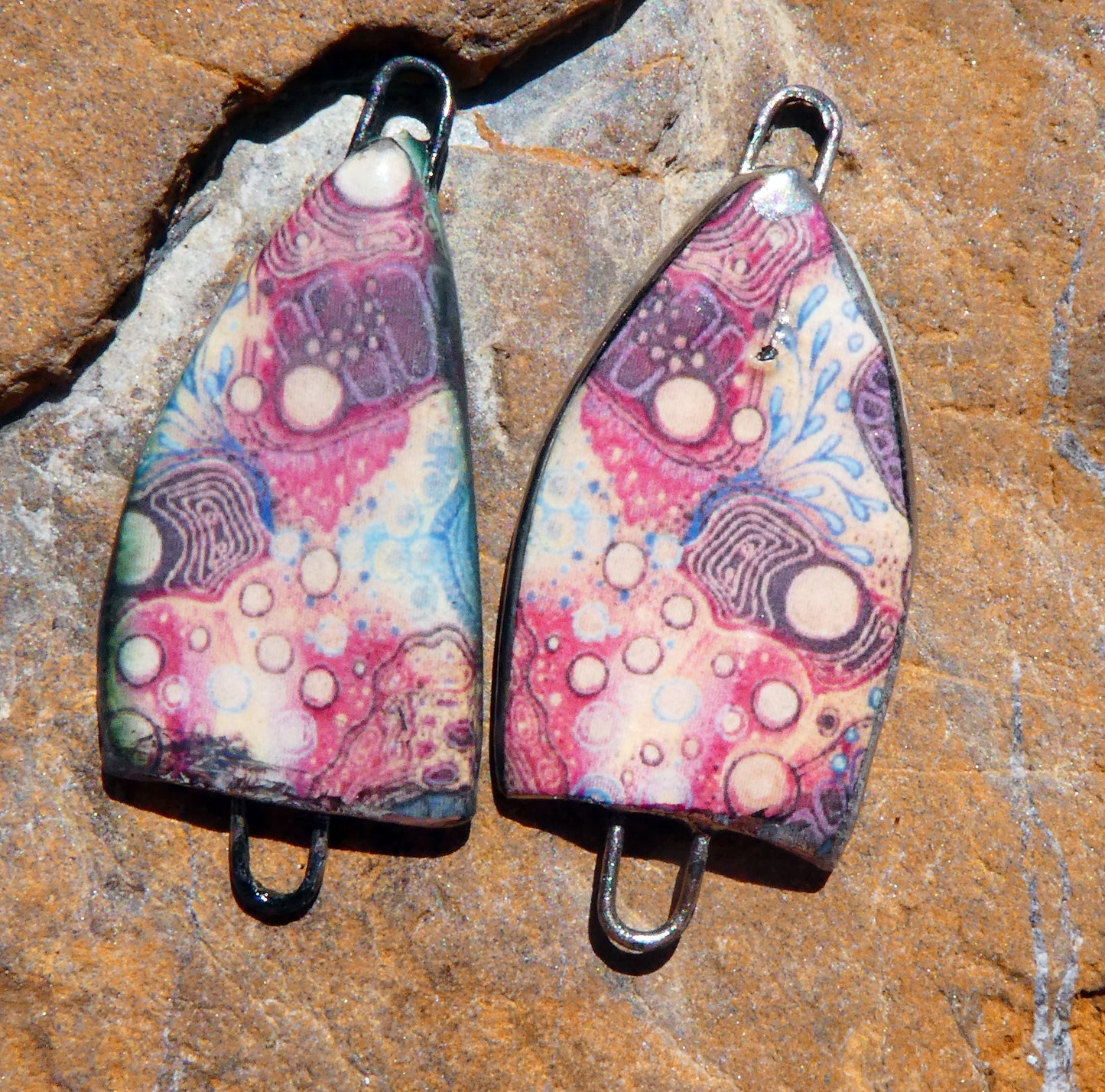 Ceramic Fabulous Fabrics Decal Arch Connectors - #2