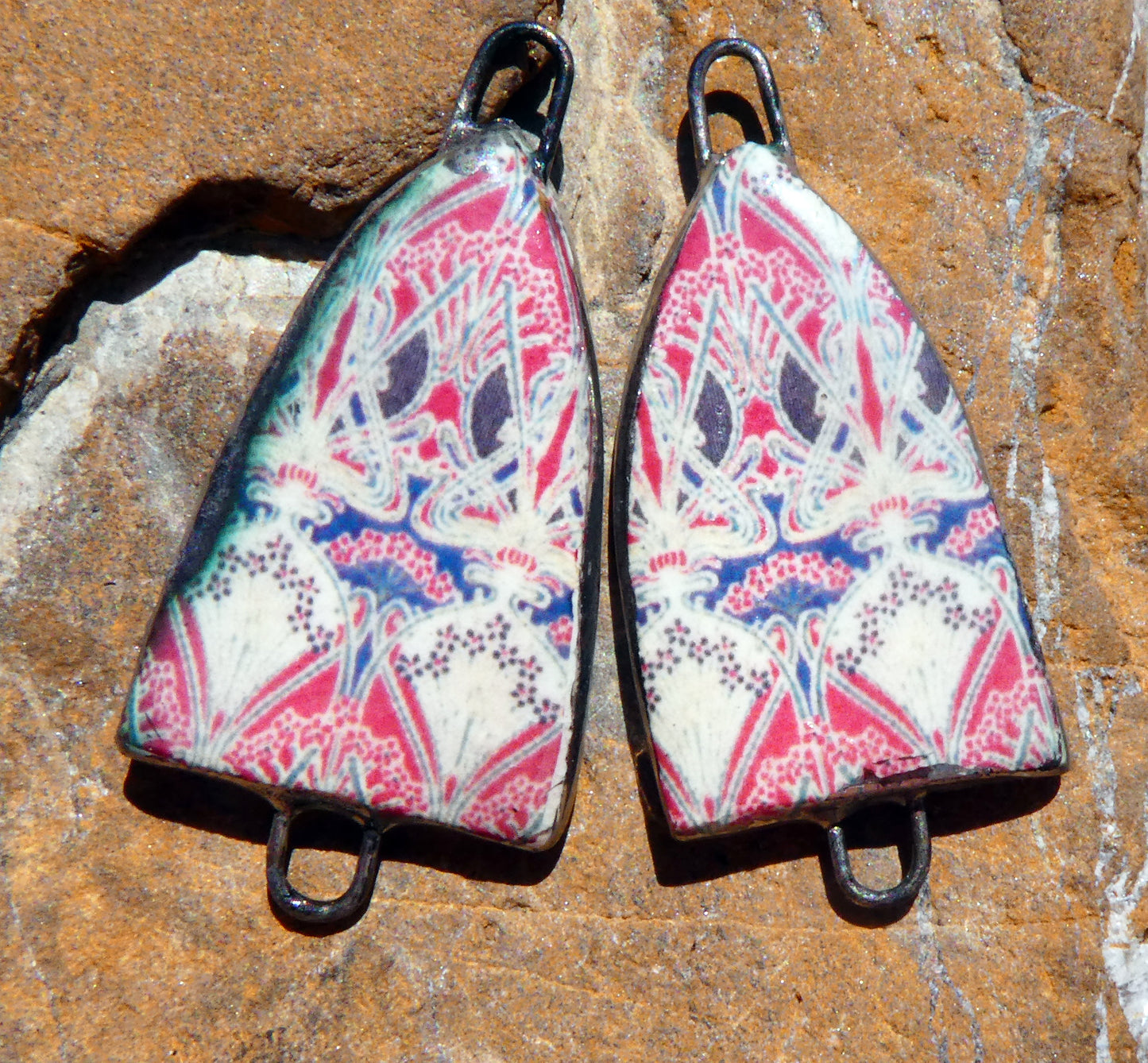 Ceramic Fabulous Fabrics Decal Arch Connectors - #3