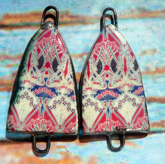 Ceramic Fabulous Fabrics Decal Arch Connectors - #3