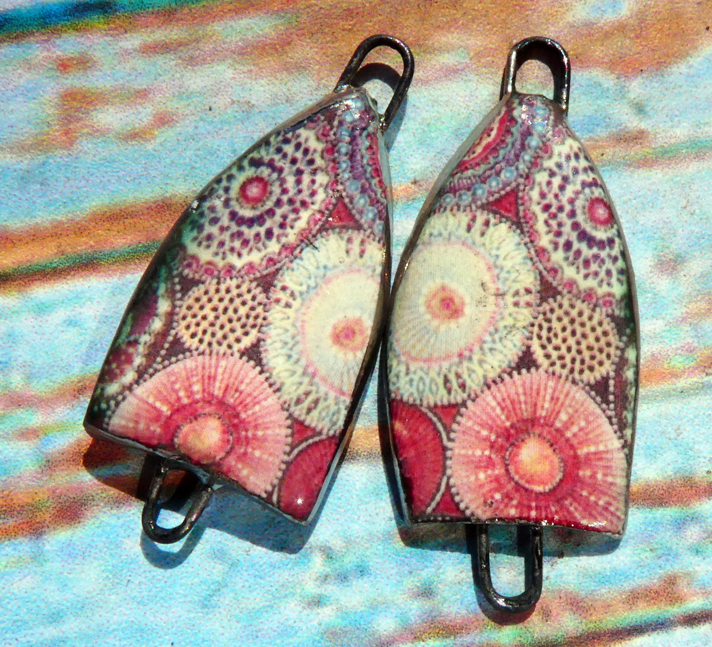 Ceramic Fabulous Fabrics Decal Arch Connectors - #6