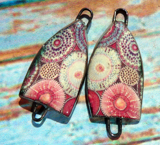 Ceramic Fabulous Fabrics Decal Arch Connectors - #6
