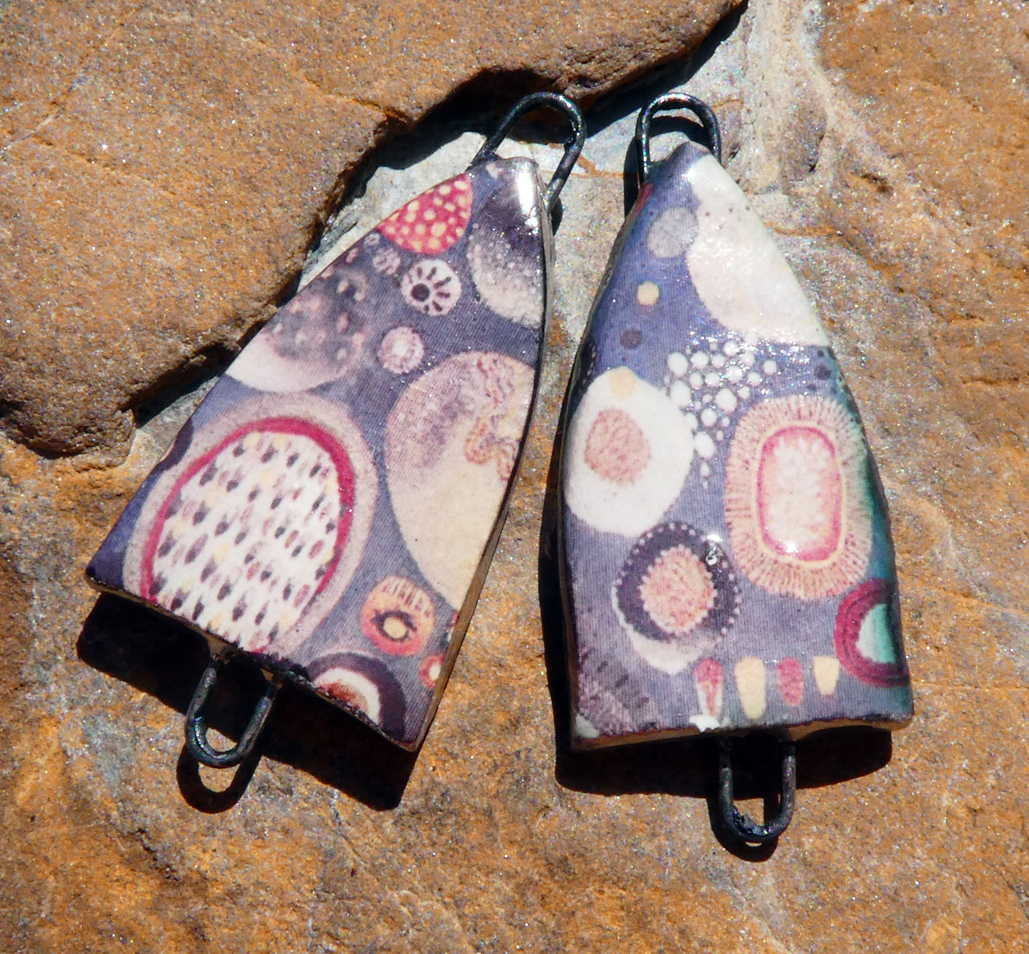 Ceramic Fabulous Fabrics Decal Arch Connectors - #7