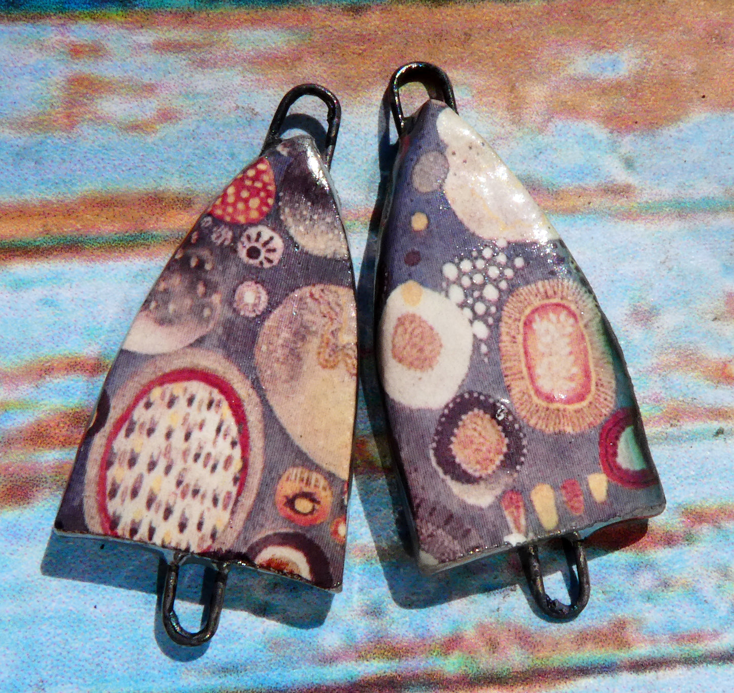 Ceramic Fabulous Fabrics Decal Arch Connectors - #7