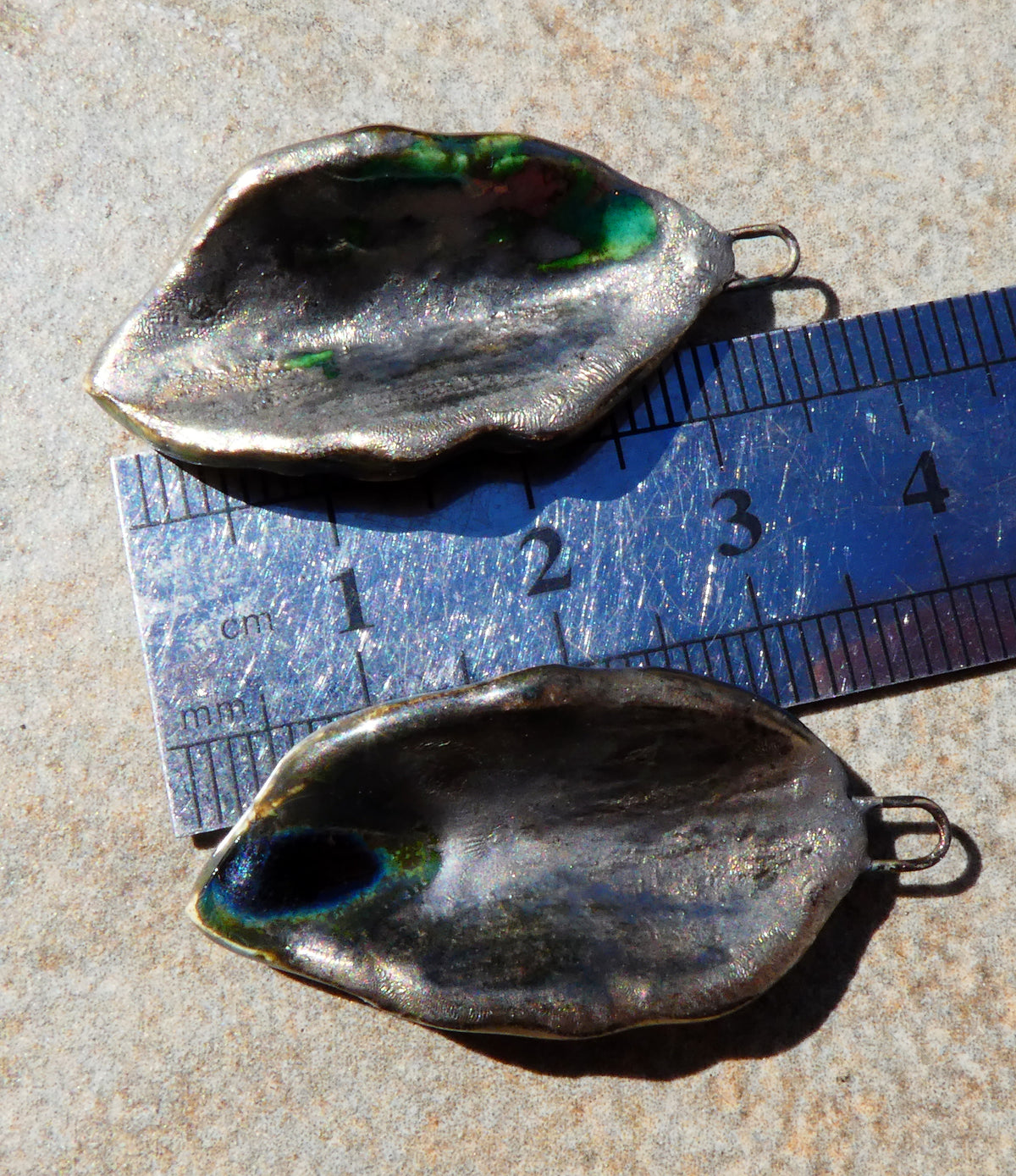 Ceramic Super Slim Autumn Leaf Charms #13