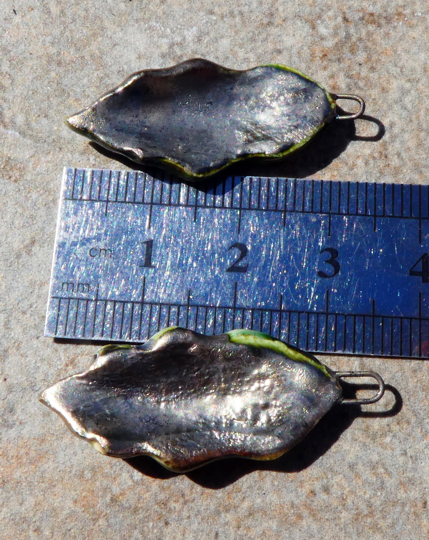 Ceramic Super Slim Autumn Leaf Charms #22