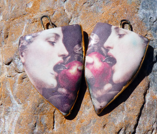 Ceramic Eve Spear Earring Charms