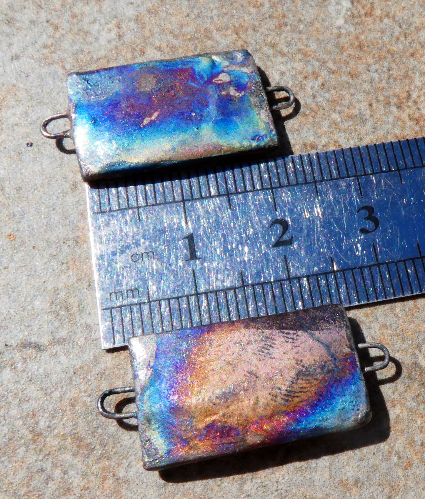 Ceramic Dali Inspired Earring Connectors - #15