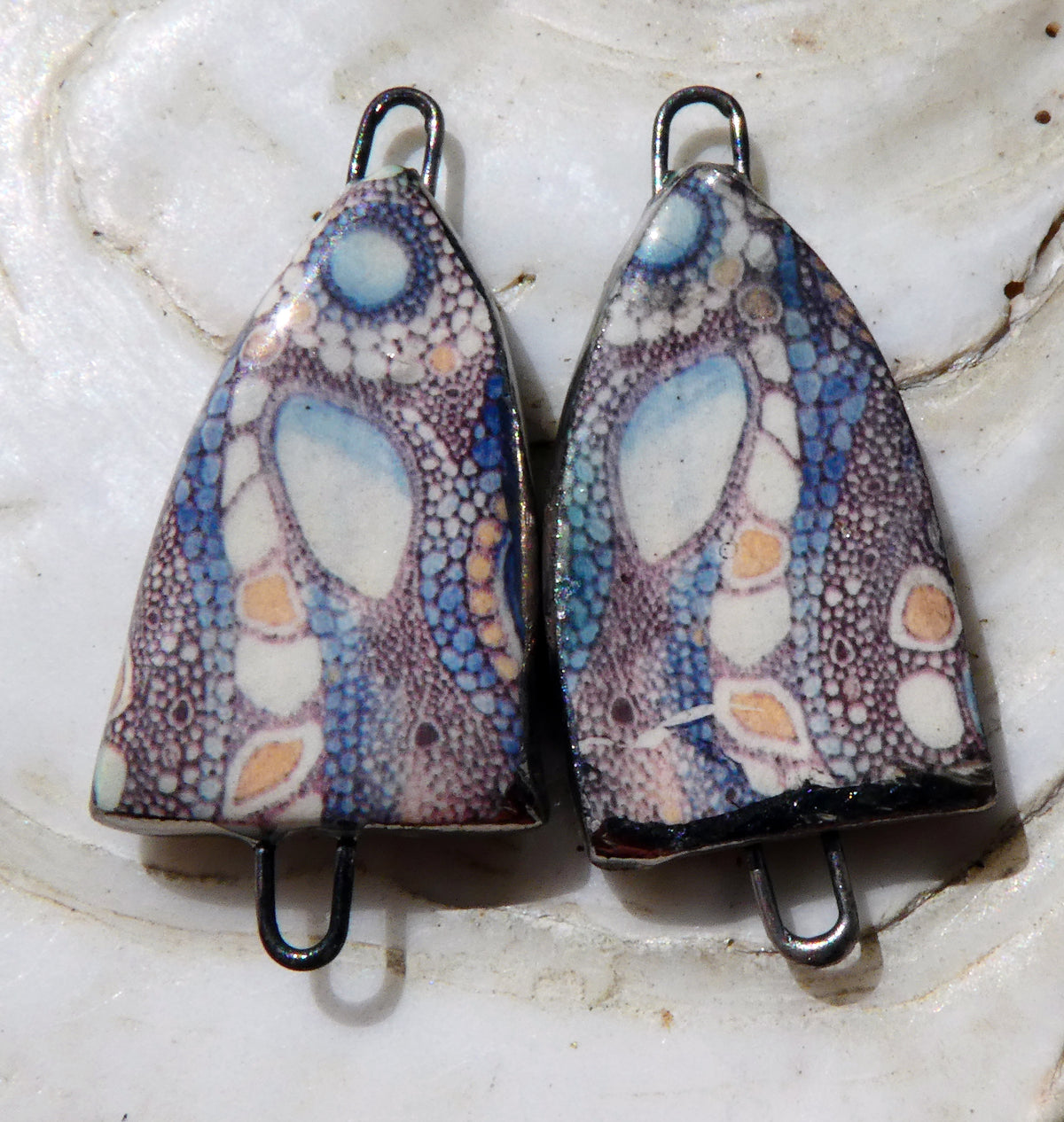 Ceramic Fabulous Fabrics Decal Arch Connectors - #6