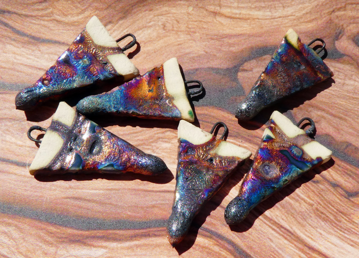 Ceramic Scorchy Copper Dagger Charms