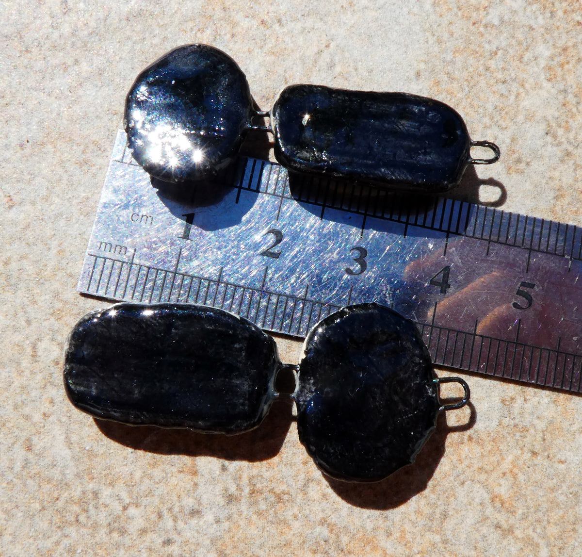 Ceramic Asymmetric Moulded Dangles #2