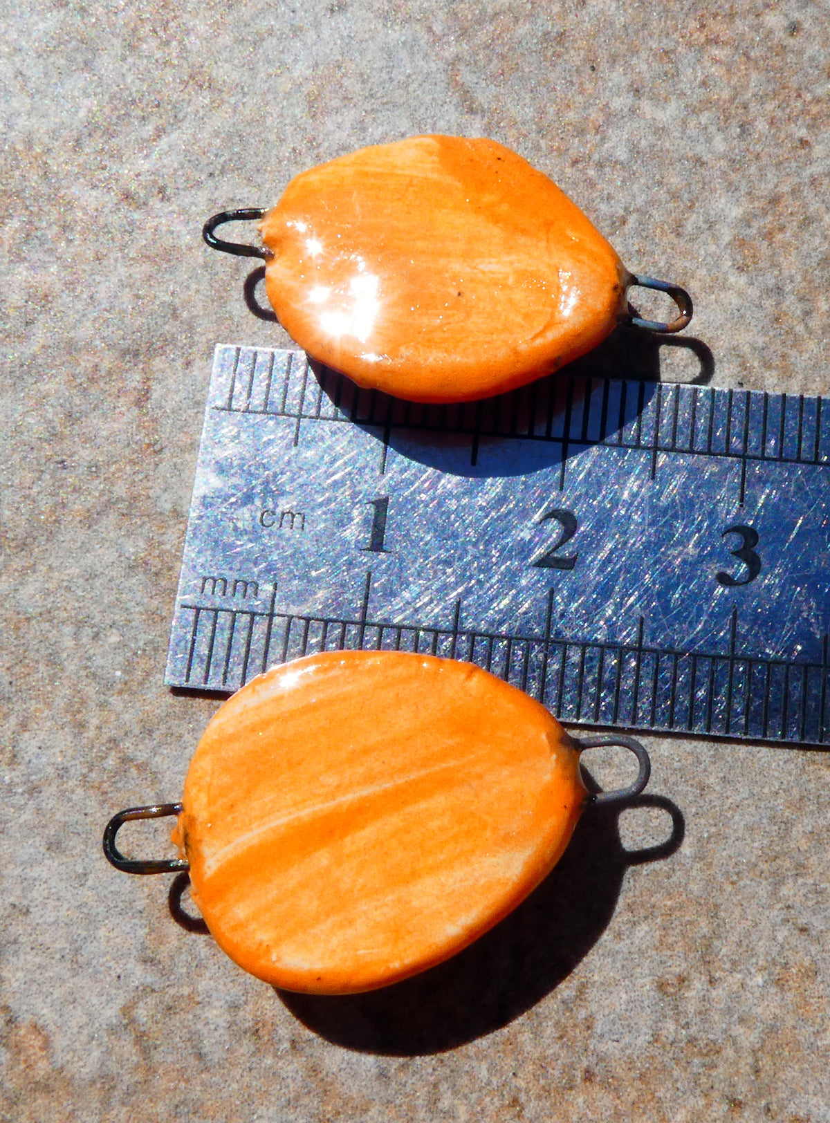 Ceramic Teardrop Moulded Connectors -#3