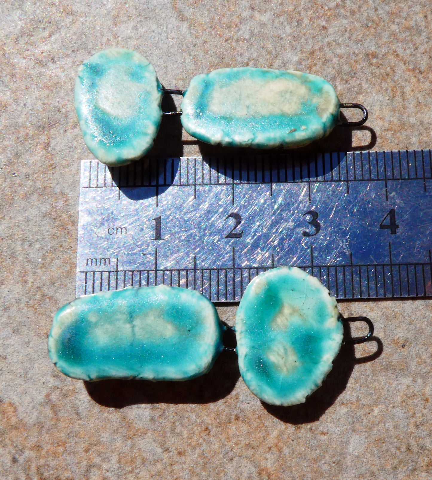 Ceramic Asymmetric Moulded Dangles #5