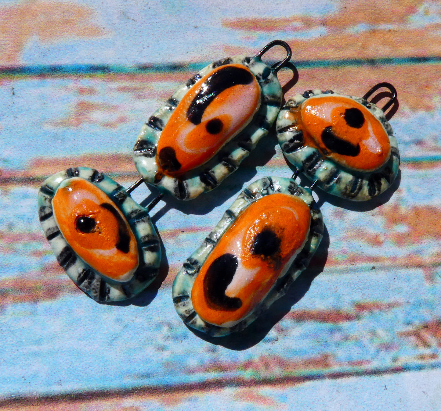 Ceramic Asymmetric Moulded Dangles #5
